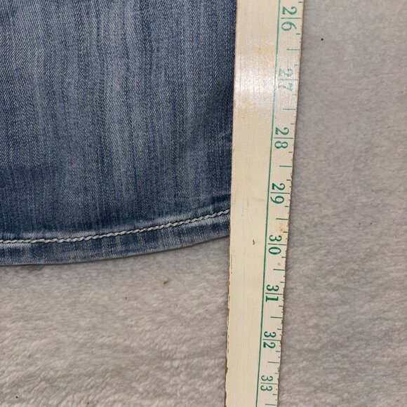 BKE Jeans Mens 34x30 Carter Light Blue Straight Leg Denim Pants - Picture 2 of 9